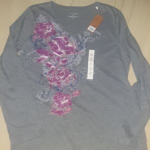 Long sleeve Sonoma floral, size L